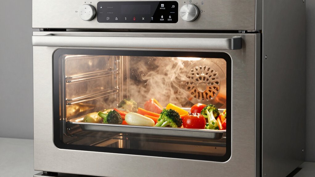 enhances cooking with steam