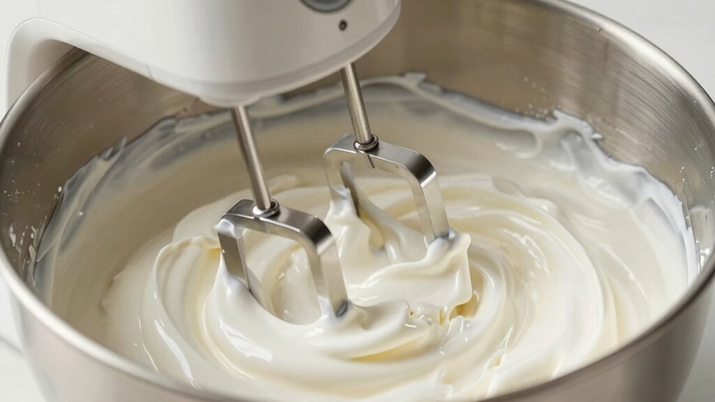 ensure cold properly whipped