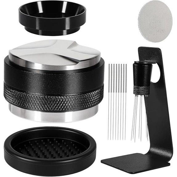 Espresso Accessories Kit with Distributor Tamper Funnel