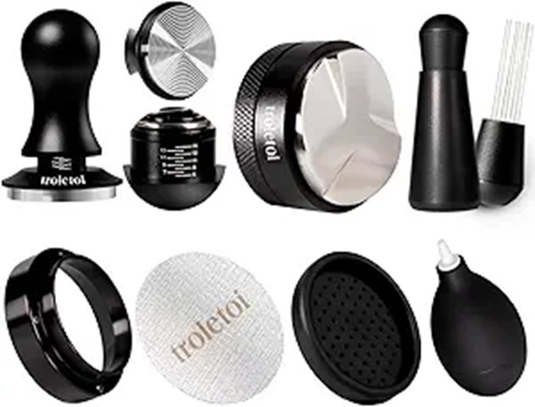 7-Piece Espresso Accessories Kit for 54mm Portafilters