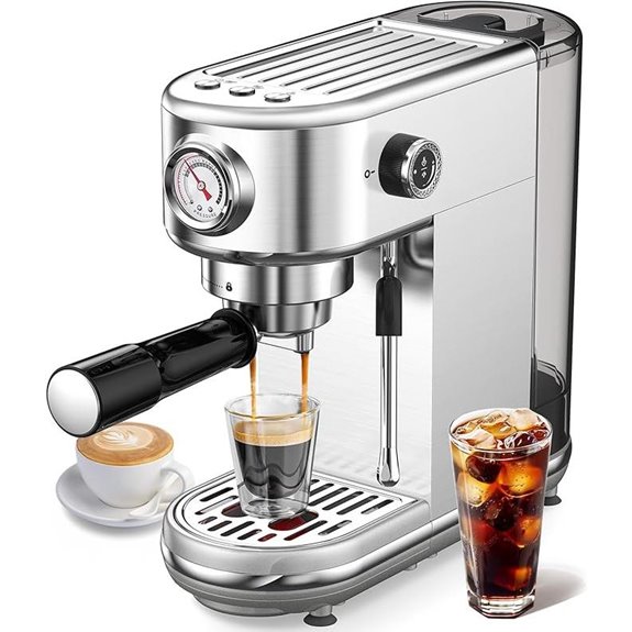 Espresso Machine with Milk Frother and High Pressure