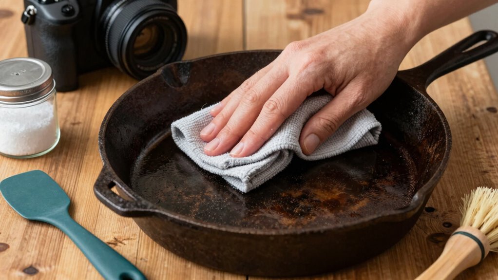 essential cast iron cleaning tools