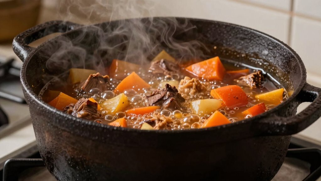 even heat richer flavors