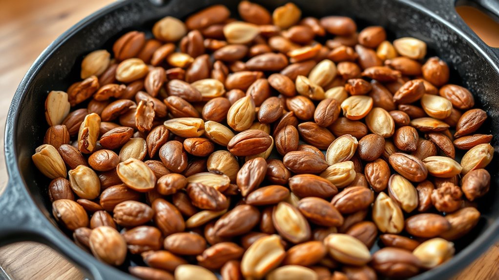 evenly toasted flavorful nuts