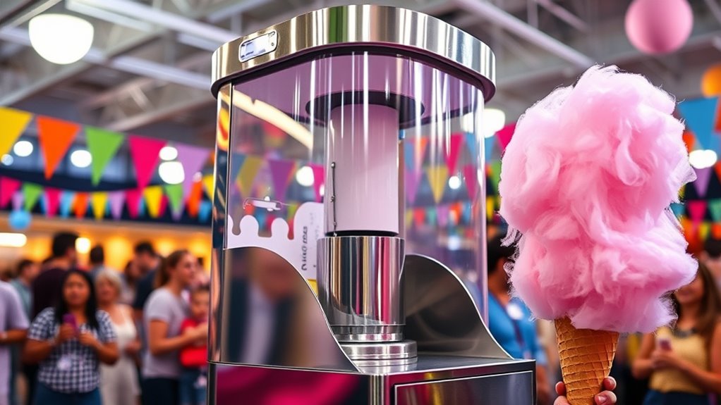 event ready cotton candy equipment