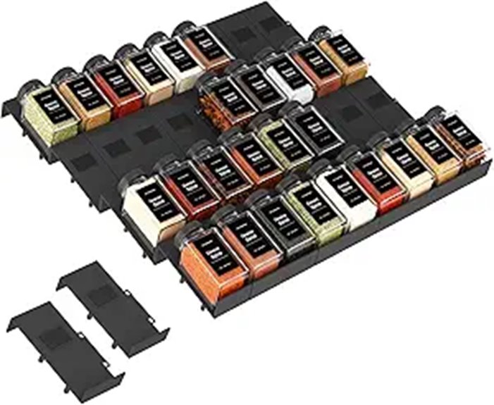 Famhap Expandable Spice Drawer Organizer (36PCS)