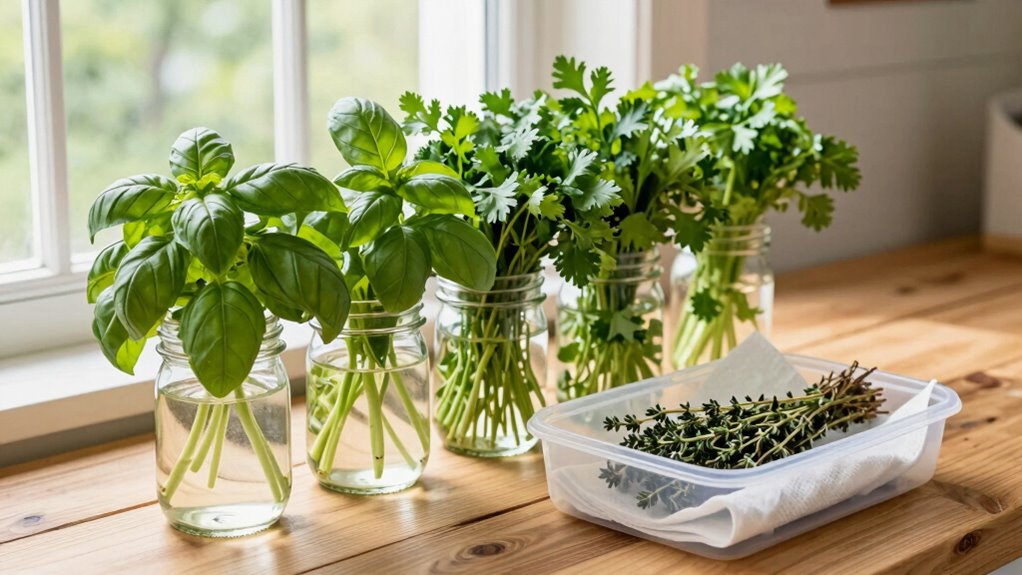 extend herb freshness weekly