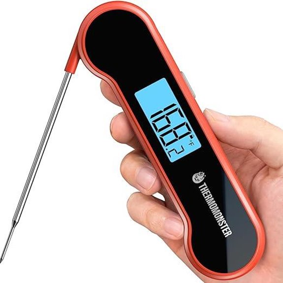 Instant Read Meat Thermometer with 0.5s Precision