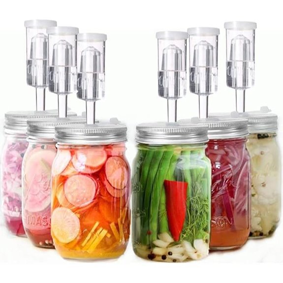 Fermentation Kit with Lids Airlocks Grommets Rings
