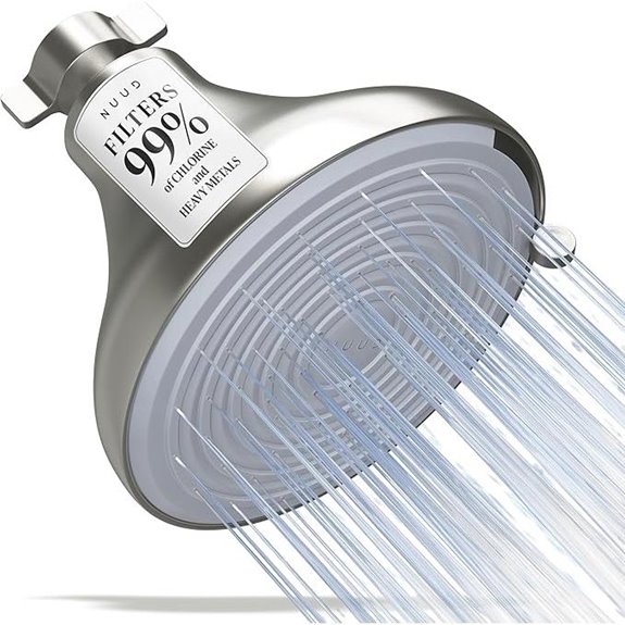 NUUD Filtered Shower Head for Healthy Hair and Skin