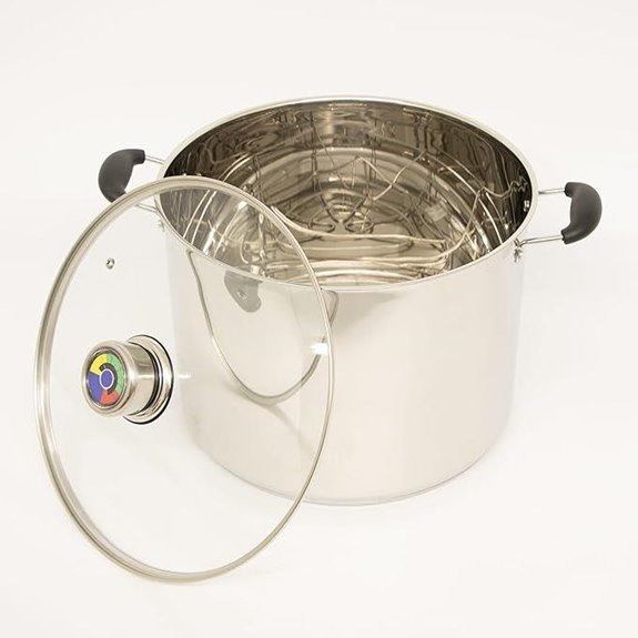 Lehman's 21.5-Quart Water Bath Canner with Pressure Gauge