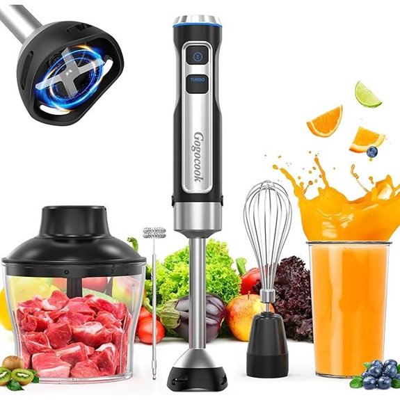 Immersion Blender 5-in-1 with 1000W Motor
