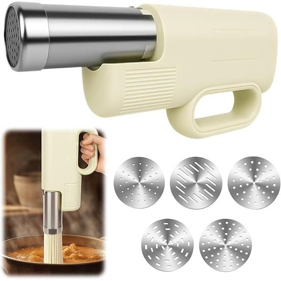 5-in-1 Electric Pasta Maker with Ergonomic Grip