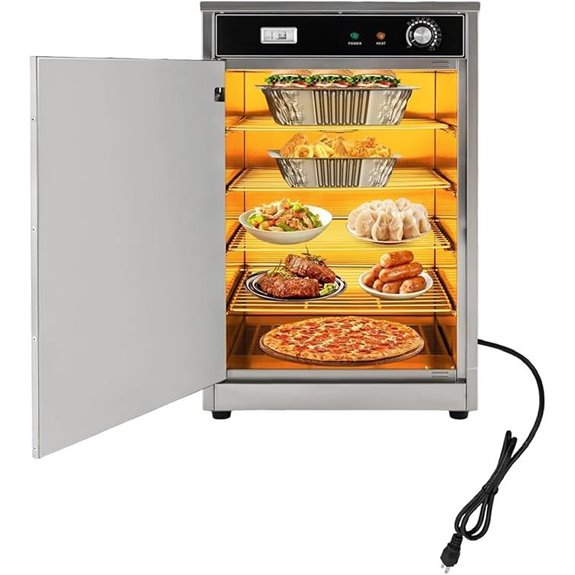 5-Tier Electric Commercial Food Warmer Cabinet
