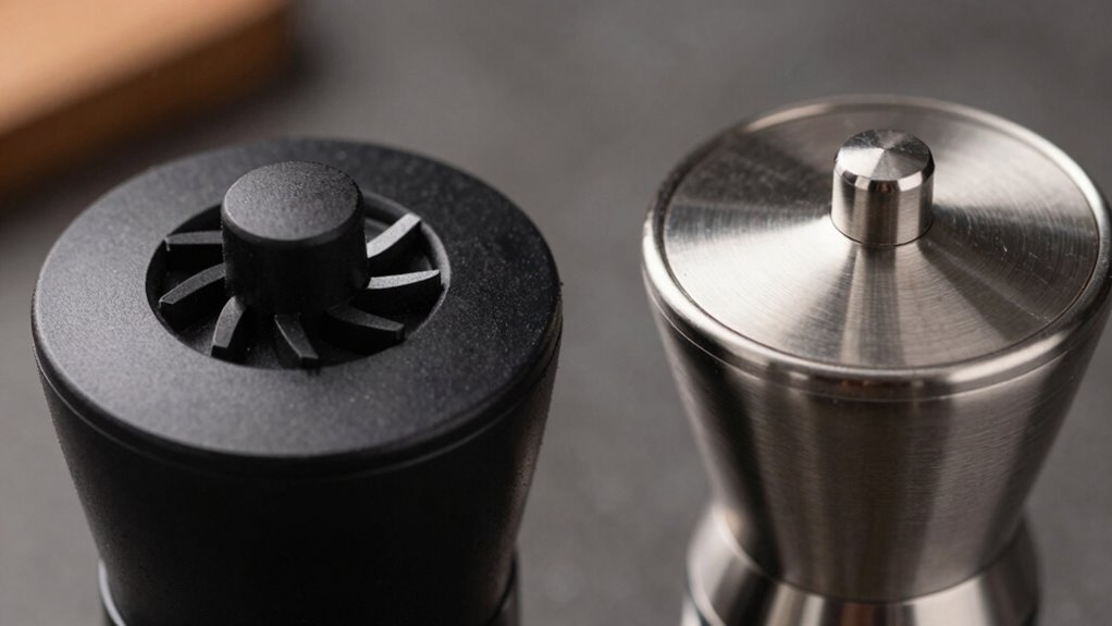 flat vs conical burrs