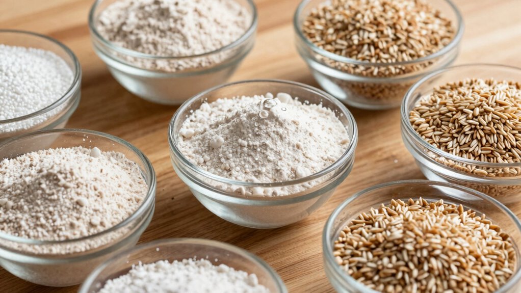 flour water absorption differences
