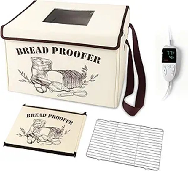Foldable Bread Proofing Box with Timer and Temp Control
