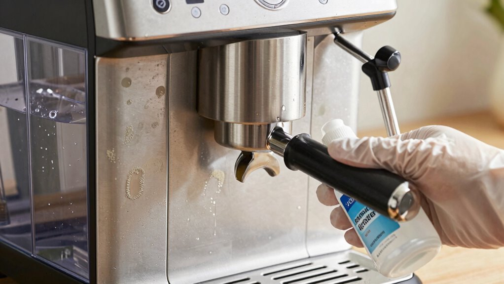 follow proper descaling procedures