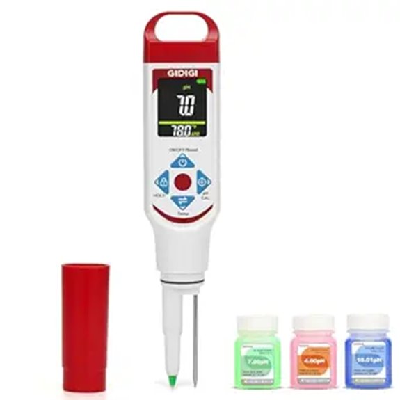 Digital pH Meter for Food and Cosmetics Testing