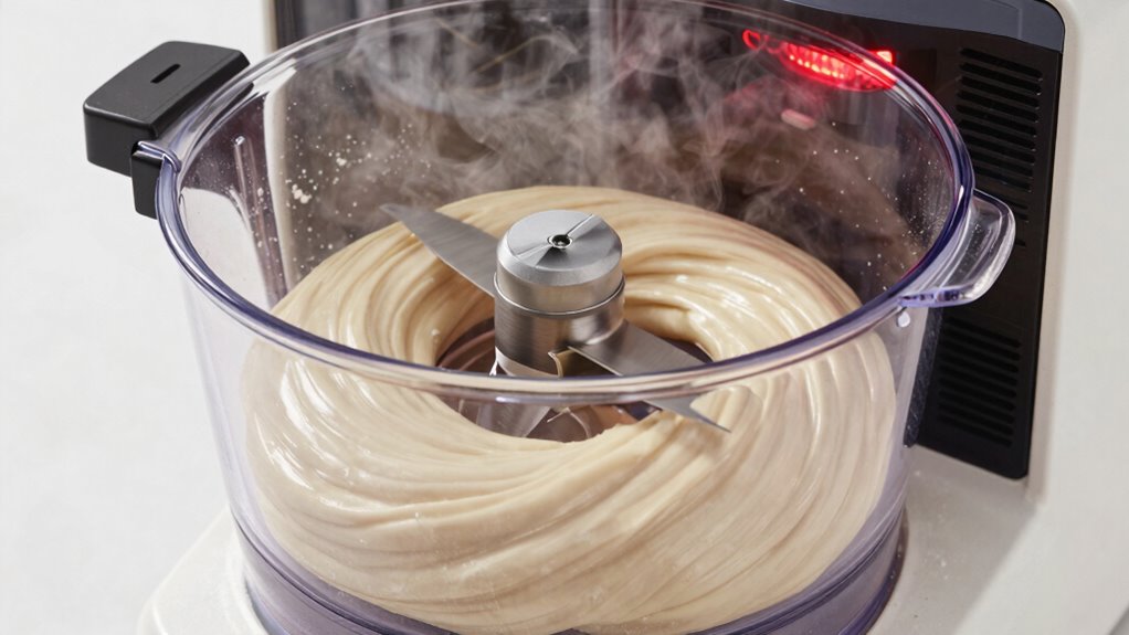 food processor dough overheating