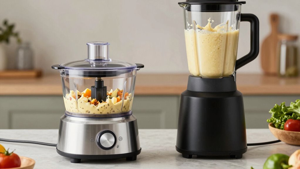 food processor for emulsions