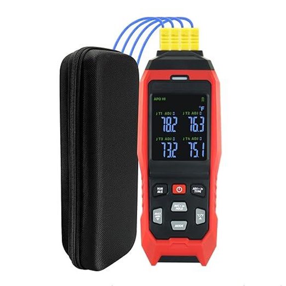 Thermocouple Data Logger with 4 Channels and Alarm