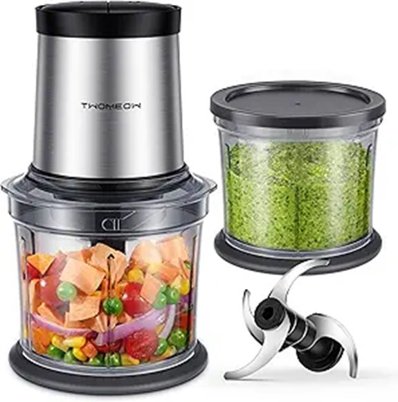 Food Processor 4 Cup Electric Chopper with Multiple Functions