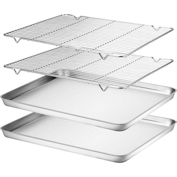 Wildone Baking Sheets & Racks Set (4 Pieces)