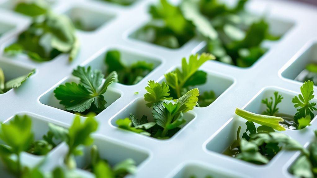 freeze herbs properly now