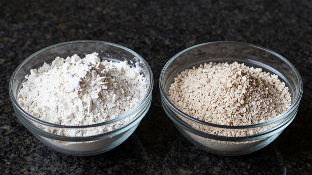 freeze whole grain flours properly