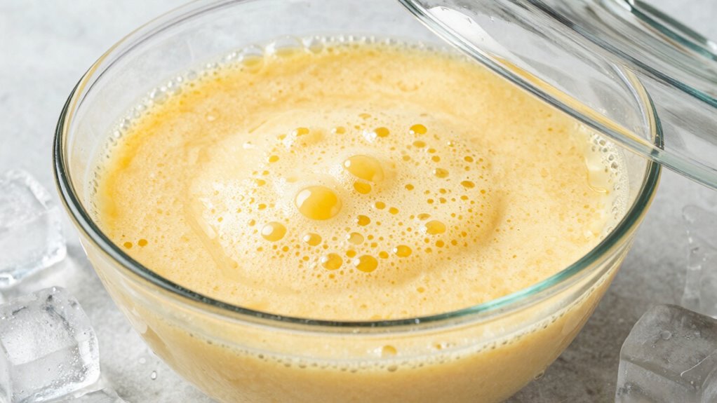 freezing alters batter flavor