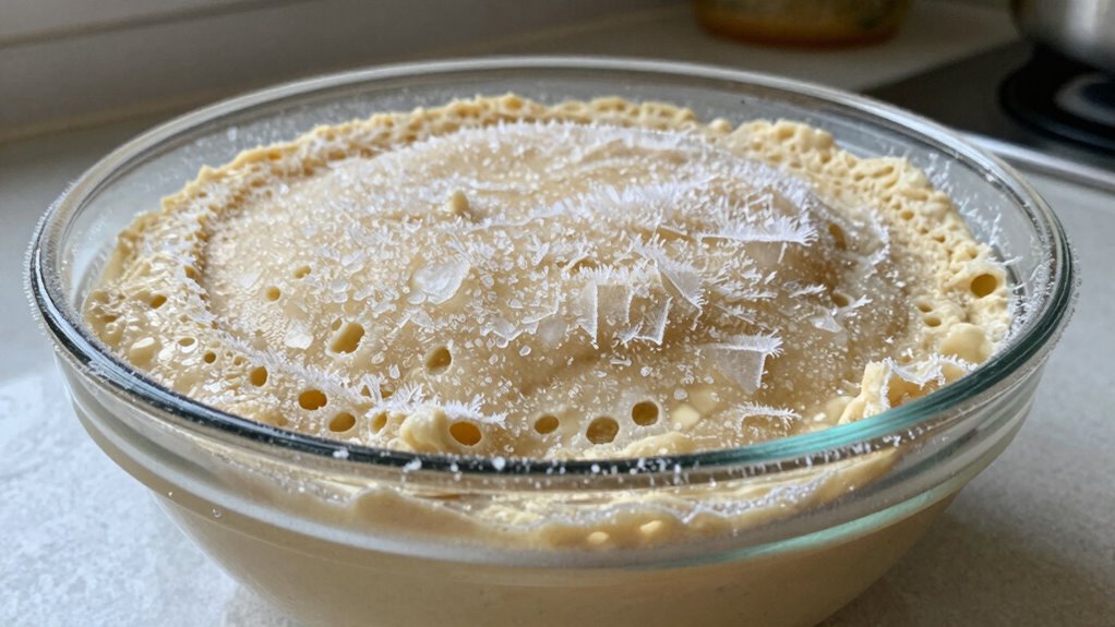 freezing delays fermentation process