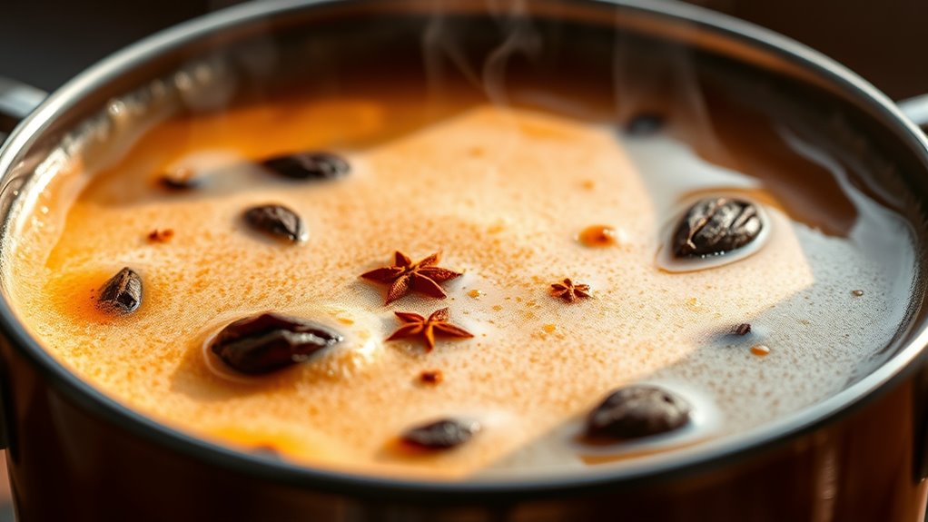 fresh spices slow simmer