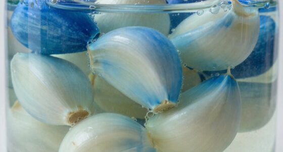 garlic s color change safety