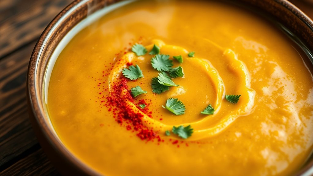 garnish serve elevate presentation