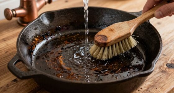 gentle cast iron cleaning