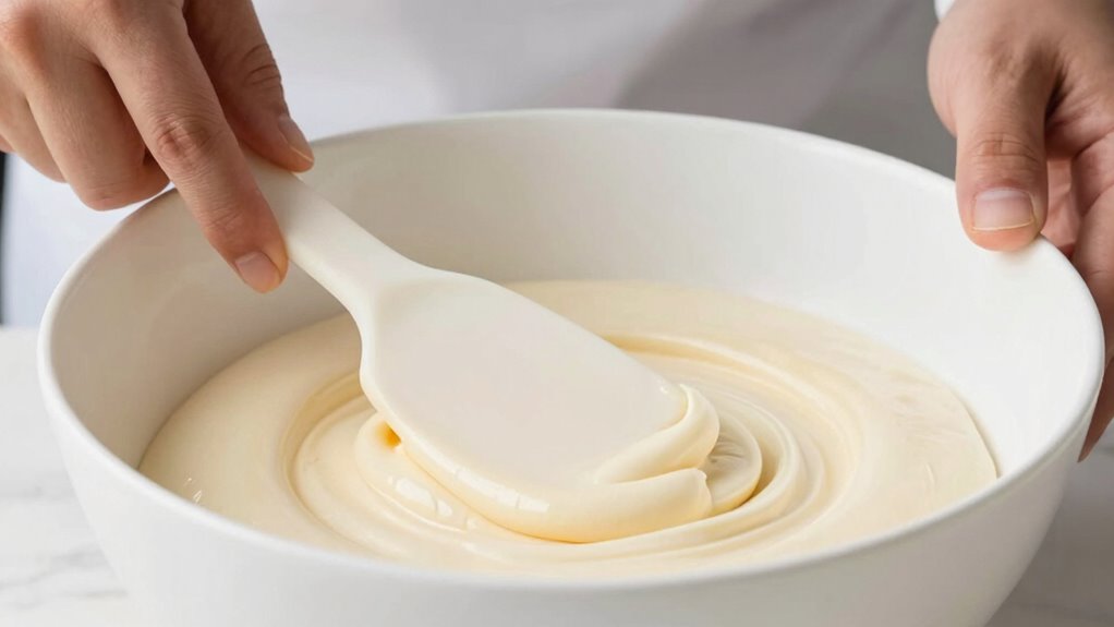 gentle folding preserves fluff