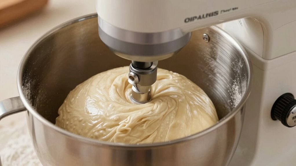 gentle kneading and resting