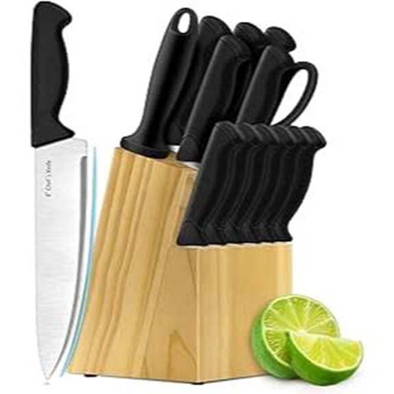 14-Piece German High Carbon Kitchen Knife Set