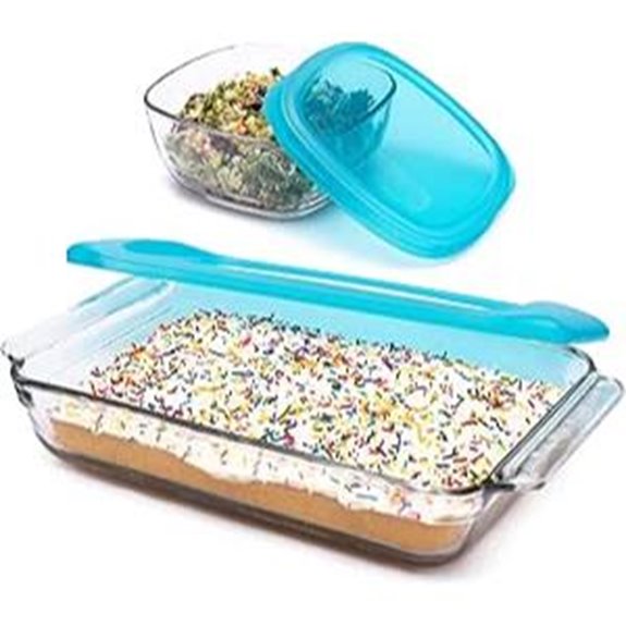 Libbey 4-Piece Glass Bake & Store Set