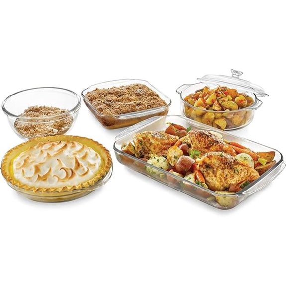 Libbey Baker’s Basics Glass Baking Dish Set