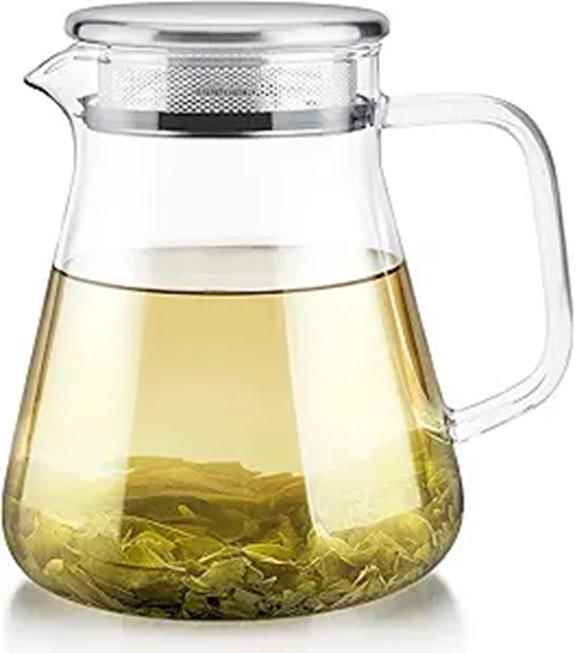 Teabloom 2-in-1 Glass Tea Maker and Kettle
