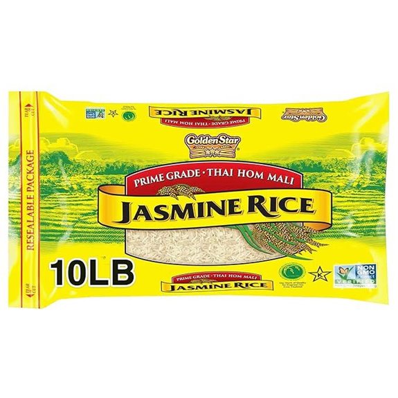 Golden Star Thai Jasmine Rice (10 lb)