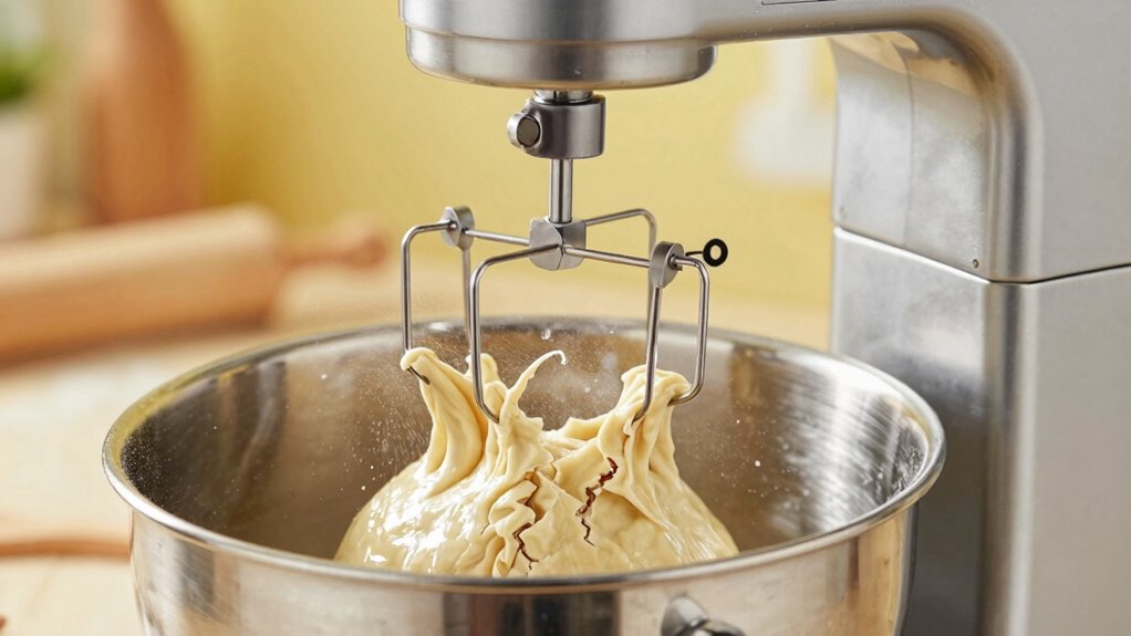 gradually increase kneading speed