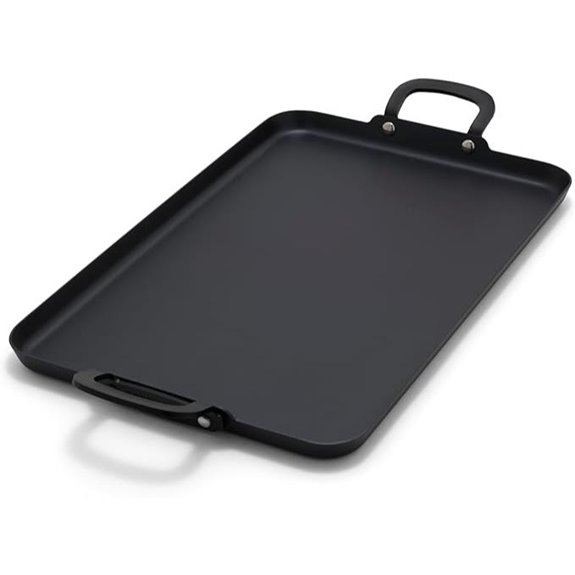 GreenPan x Bobby Flay 18 Carbon Steel Double Burner Pan
