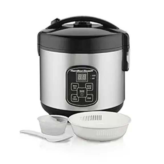 Hamilton Beach 8-Cup Digital Rice Cooker & Steamer