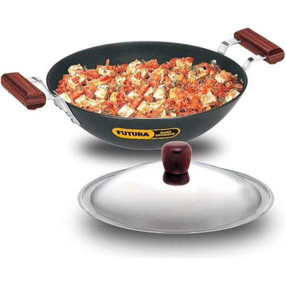 Hawkins Futura Hard Anodised Deep-Fry Pan with Lid