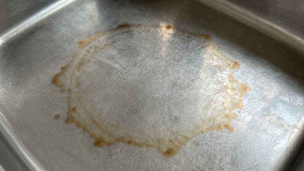 heat induced stainless steel discoloration