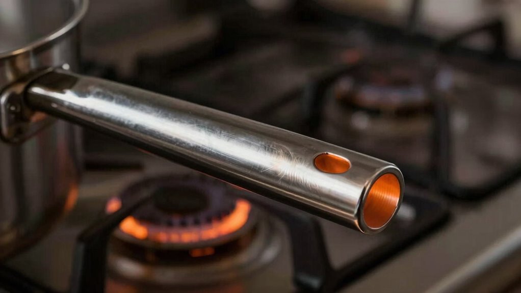 heat transfer through handles