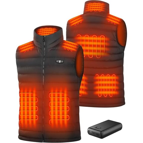 heated men s vest with battery